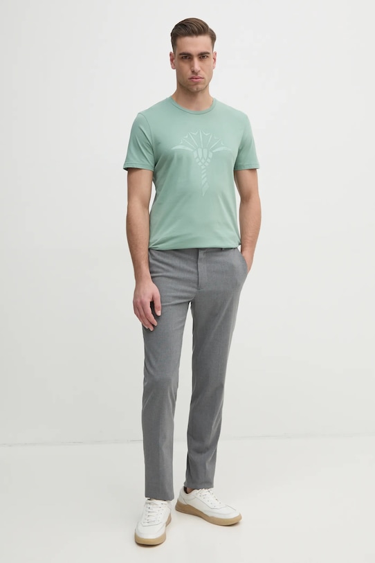 Joop! t-shirt bawełniany Alerio 30042432 zielony SS25