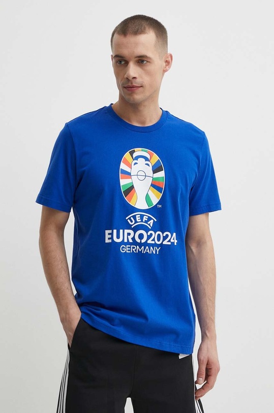 Tričko adidas Performance Euro 2024 modrá IT9293