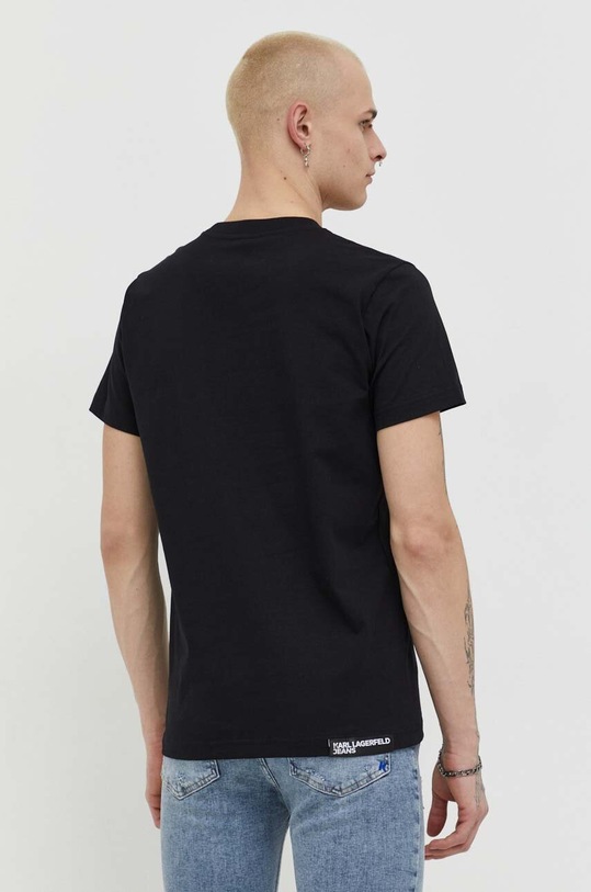 Odzież Karl Lagerfeld Jeans t-shirt bawełniany 240D1700 czarny