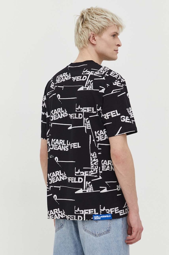 Одяг Бавовняна футболка Karl Lagerfeld Jeans 240D1709 чорний