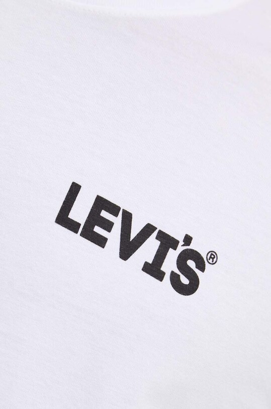 Bavlnené tričko Levi's biela 16143