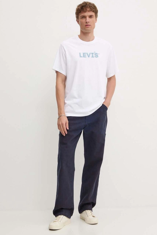 Levi's tricou din bumbac 16143 alb AW24