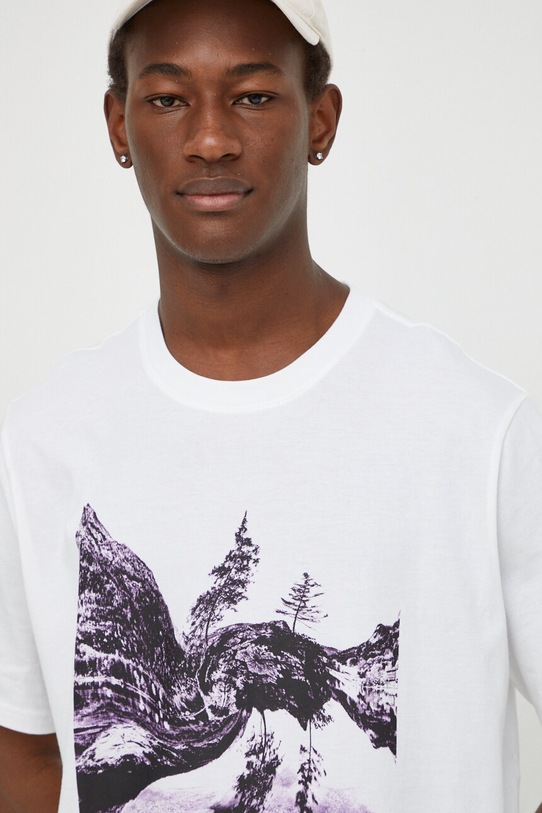 Oblečení Bavlněné tričko Levi's 16143 béžová