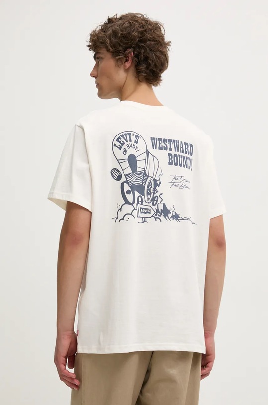 Îmbrăcăminte Levi's tricou din bumbac 16143 bej