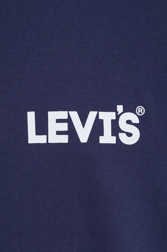 Bavlnené tričko Levi's 16143 tmavomodrá