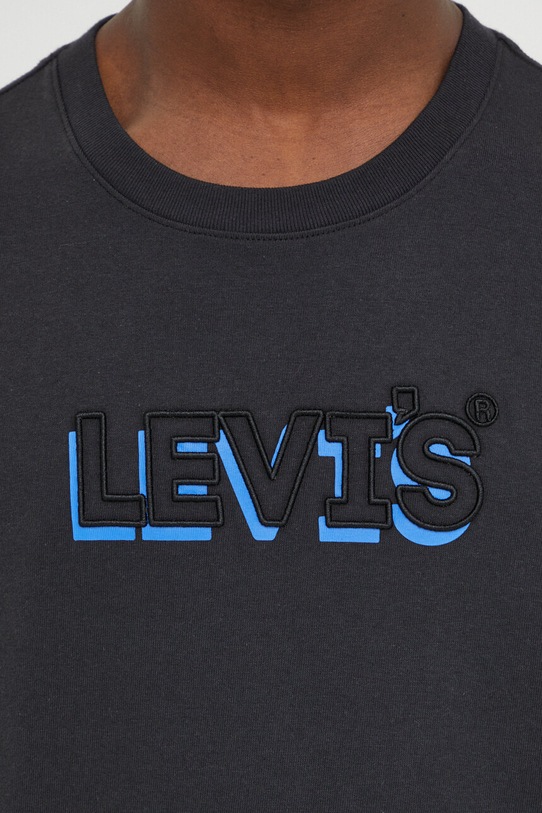 Levi's t-shirt bawełniany 16143 czarny