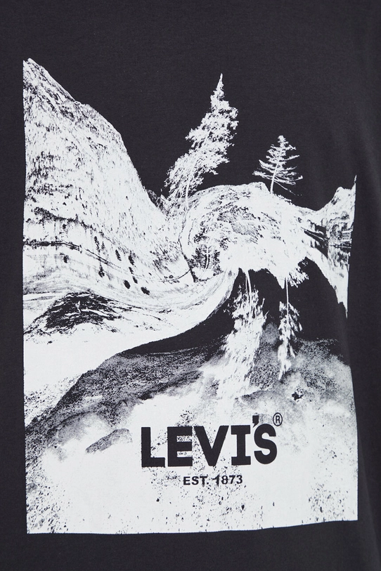 Levi's t-shirt bawełniany 16143 czarny