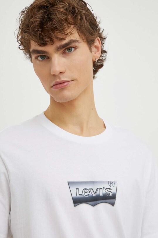 Levi's tricou din bumbac alb 22491