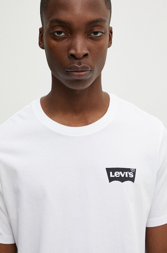Levi's t-shirt bawełniany biały 22491