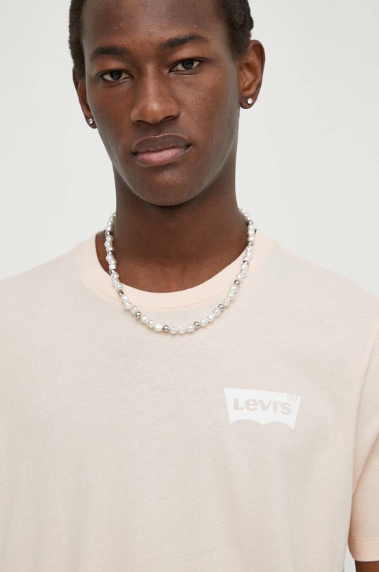 Levi's t-shirt bawełniany różowy 22491