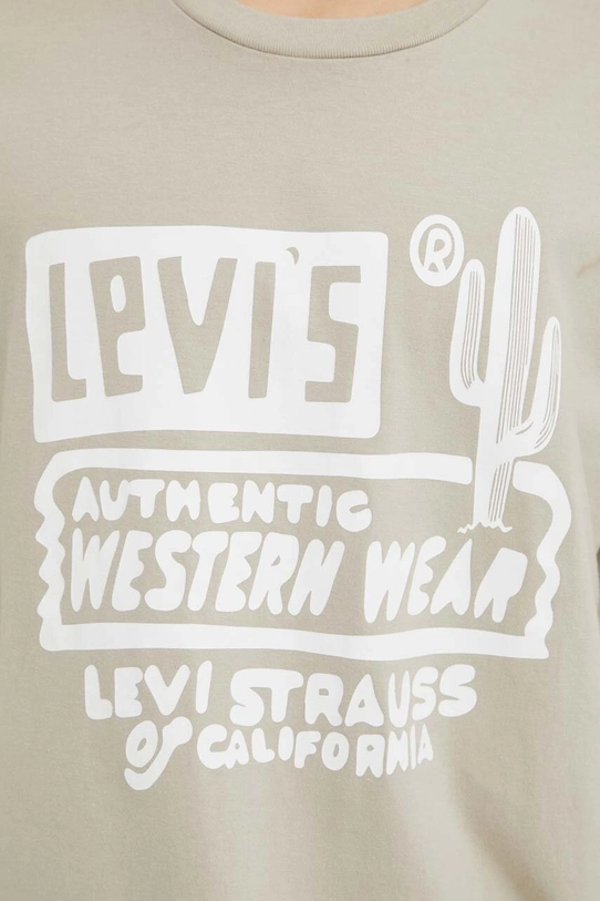 Levi's tricou din bumbac 22491 bej