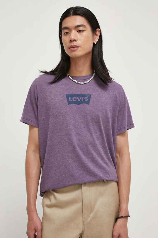Tričko Levi's potlač fialová 22491