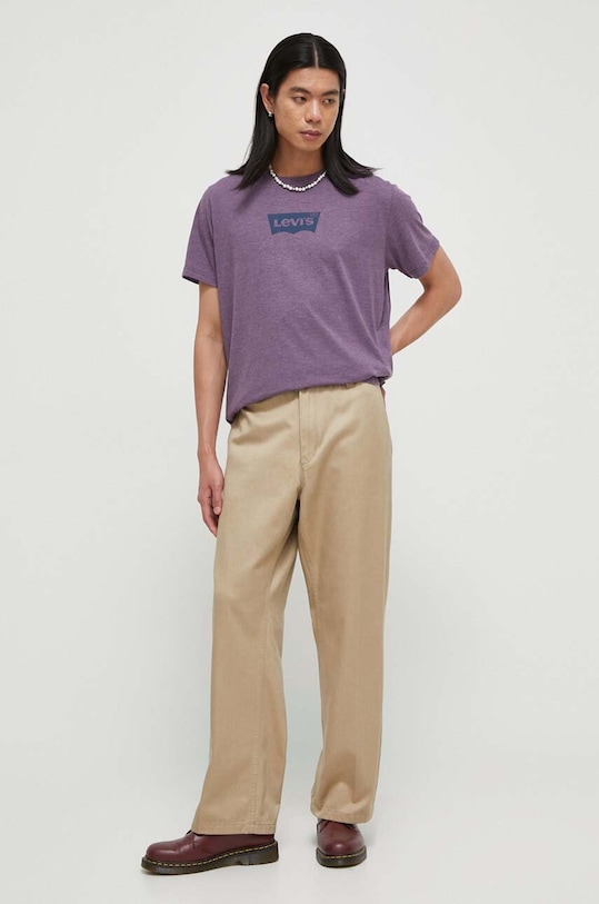 Levi's t-shirt 22491 fioletowy SS25