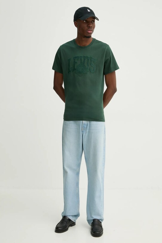 Levi's tricou din bumbac 22491 verde SS25