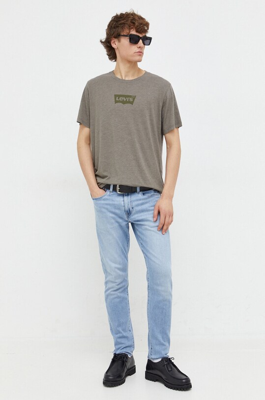 Levi's tricou din bumbac 22491 verde SS25