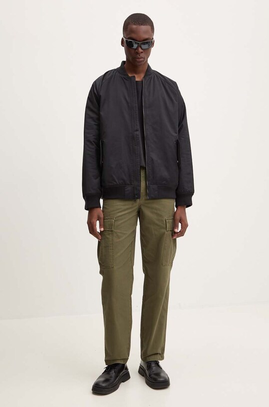 Βαμβακερό μπλουζάκι Levi's 22491 μαύρο SS25