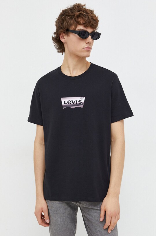 Tričko Levi's potlač čierna 22491