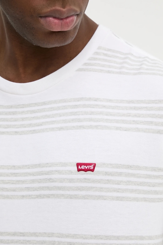 Levi's tricou din bumbac 56605 alb