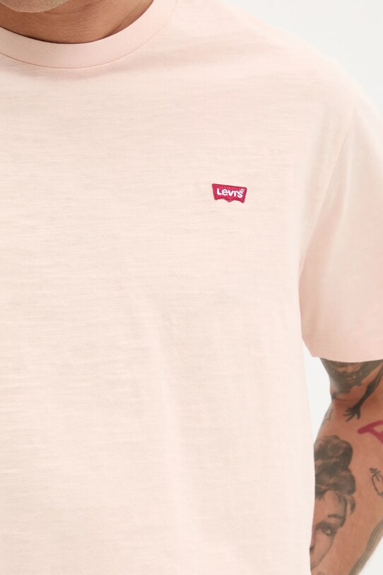 Bavlnené tričko Levi's 56605 béžová