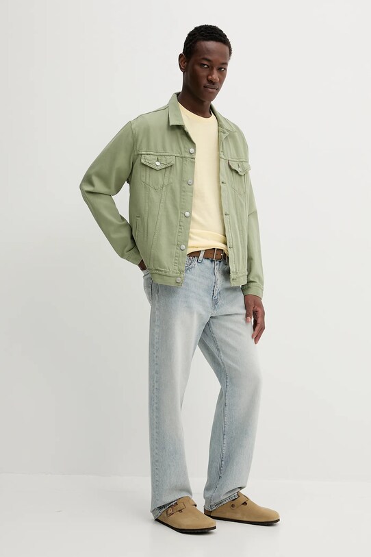 Levi's t-shirt bawełniany 56605 żółty SS25