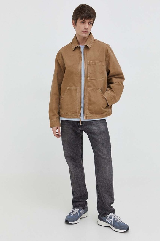 Levi's t-shirt bawełniany 56605 niebieski SS25