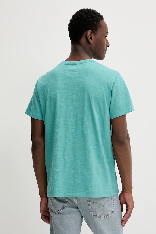 Bavlněné tričko Levi's 56605 tyrkysová SS25
