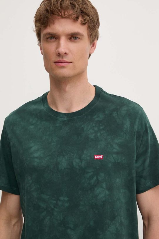 Levi's t-shirt bawełniany zielony 56605