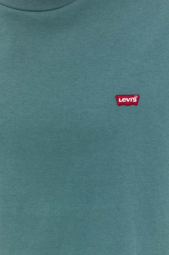 Bavlněné tričko Levi's 56605 zelená