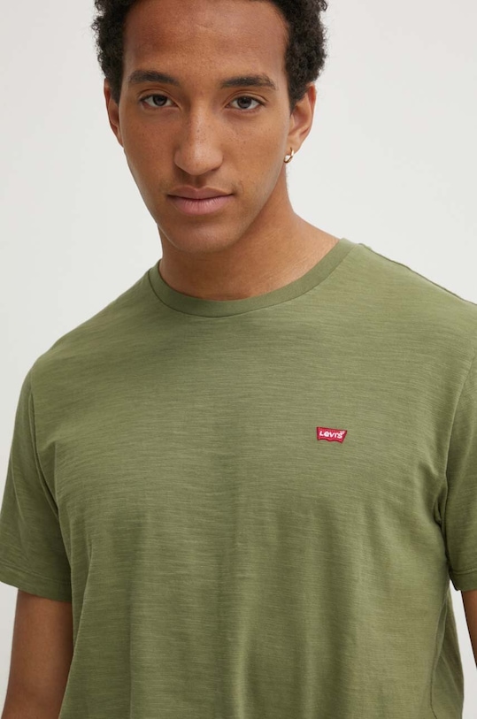Levi's t-shirt bawełniany zielony 56605