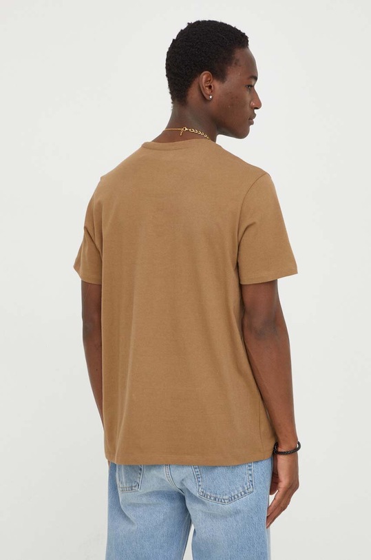 Odzież Levi's t-shirt bawełniany 56605 brązowy