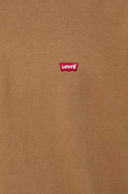 Levi's t-shirt bawełniany 56605 brązowy