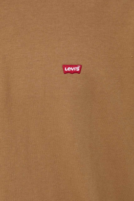 Pamučna majica Levi's 56605 smeđa