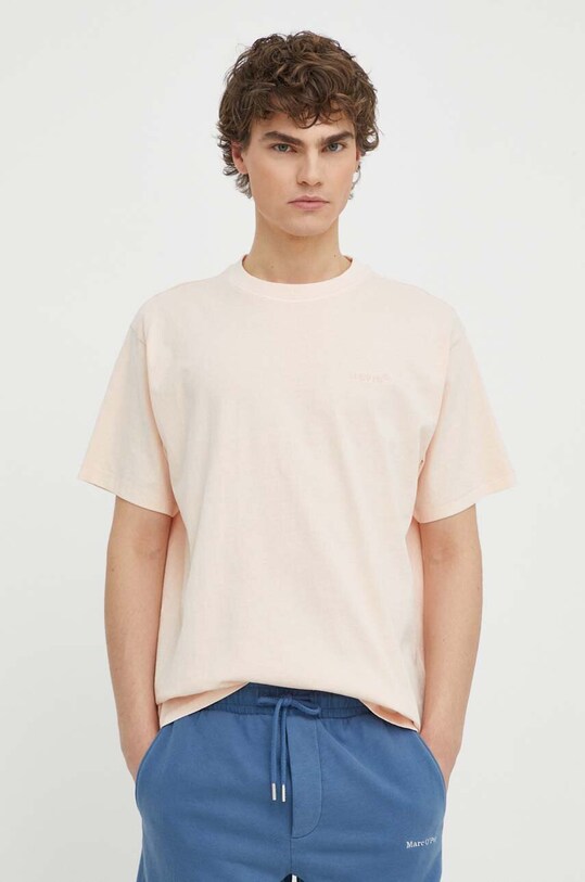 Levi's t-shirt bawełniany różowy A0637