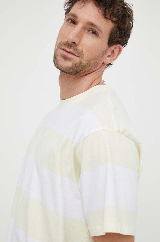 Levi's tricou din bumbac galben A0637