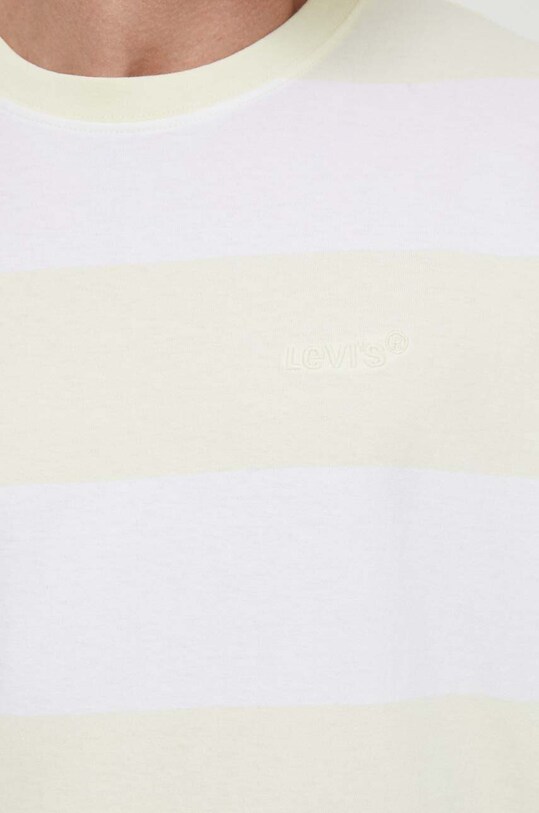 Levi's tricou din bumbac A0637 galben