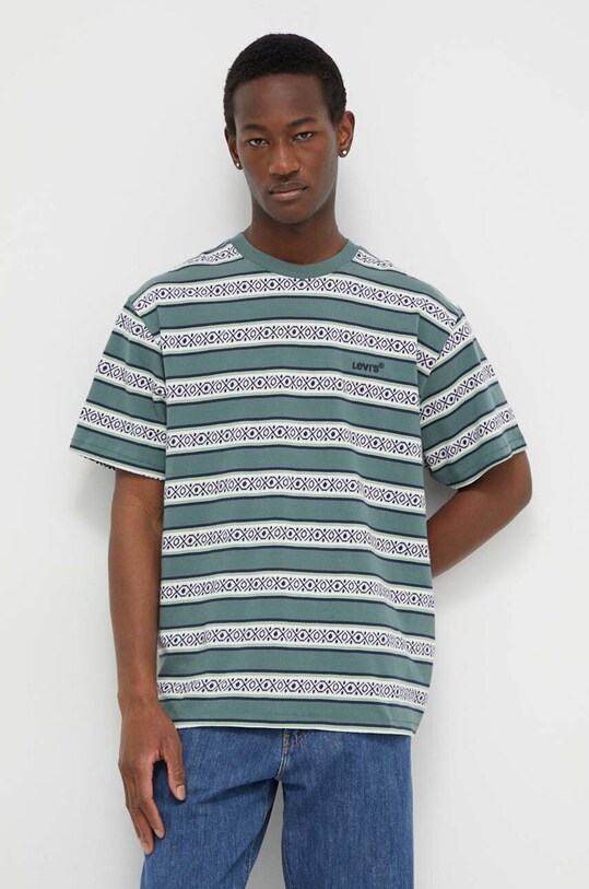 Levi's t-shirt bawełniany bawełna żółty A0637