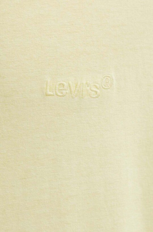 Levi's tricou din bumbac A0637 galben