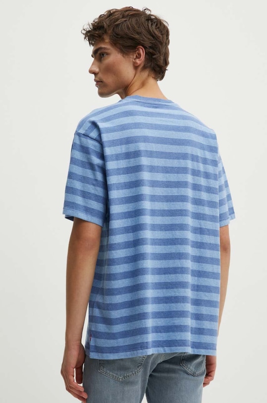 Odzież Levi's t-shirt bawełniany A0637 niebieski