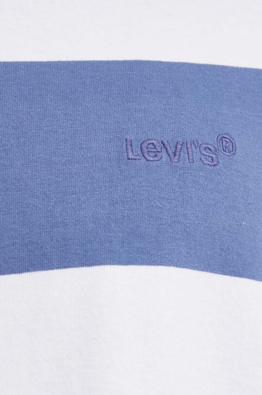 Βαμβακερό μπλουζάκι Levi's A0637 μπλε
