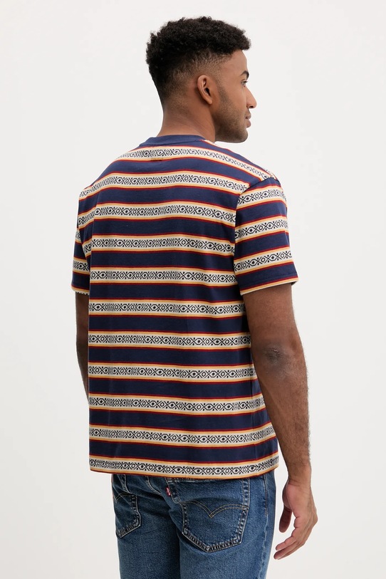 Îmbrăcăminte Levi's tricou din bumbac A0637 bleumarin