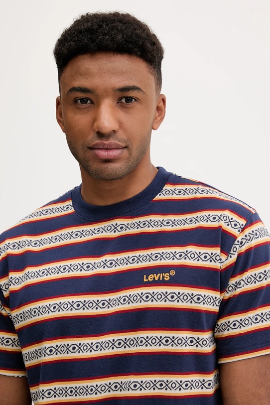 Levi's tricou din bumbac bleumarin A0637