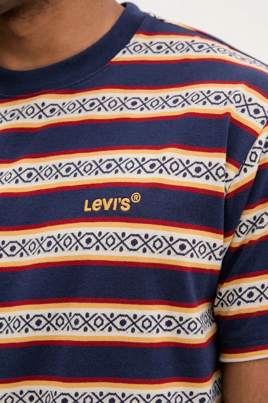 Levi's tricou din bumbac A0637 bleumarin
