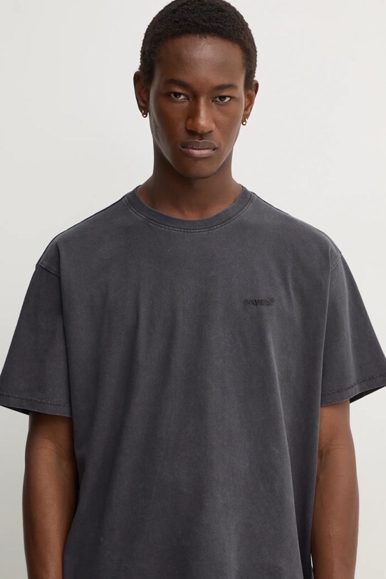 Levi's tricou din bumbac gri A0637