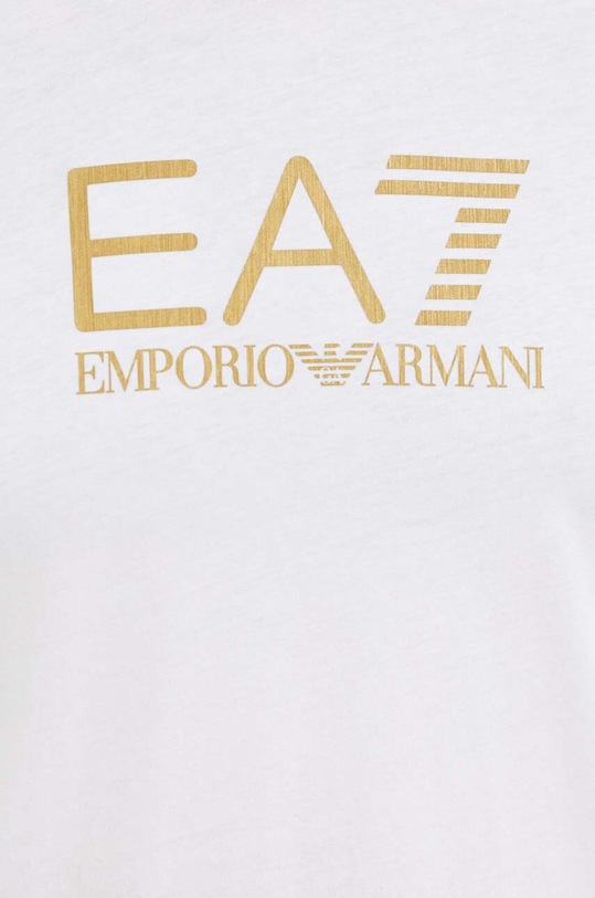 EA7 Emporio Armani t-shirt bawełniany 3DPT08.PJM9Z biały