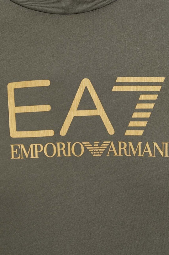 EA7 Emporio Armani t-shirt bawełniany 3DPT08.PJM9Z zielony