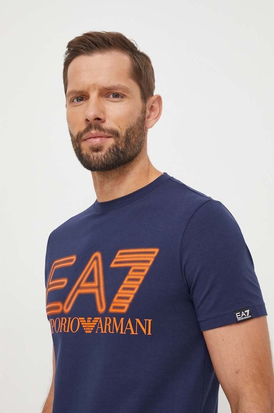 EA7 Emporio Armani t-shirt granatowy 3DPT37.PJMUZ
