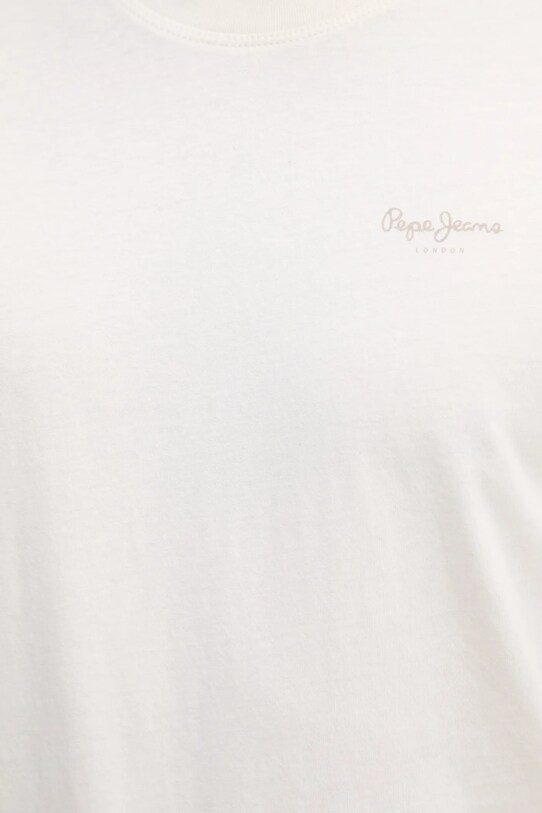 Bavlněné tričko Pepe Jeans JACKO PM508664 béžová