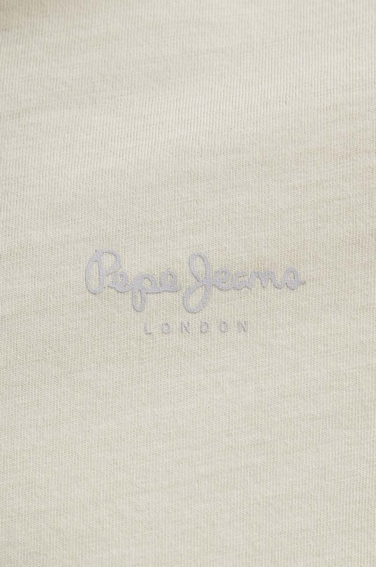 Хлопковая футболка Pepe Jeans Jacko PM508664 бежевый