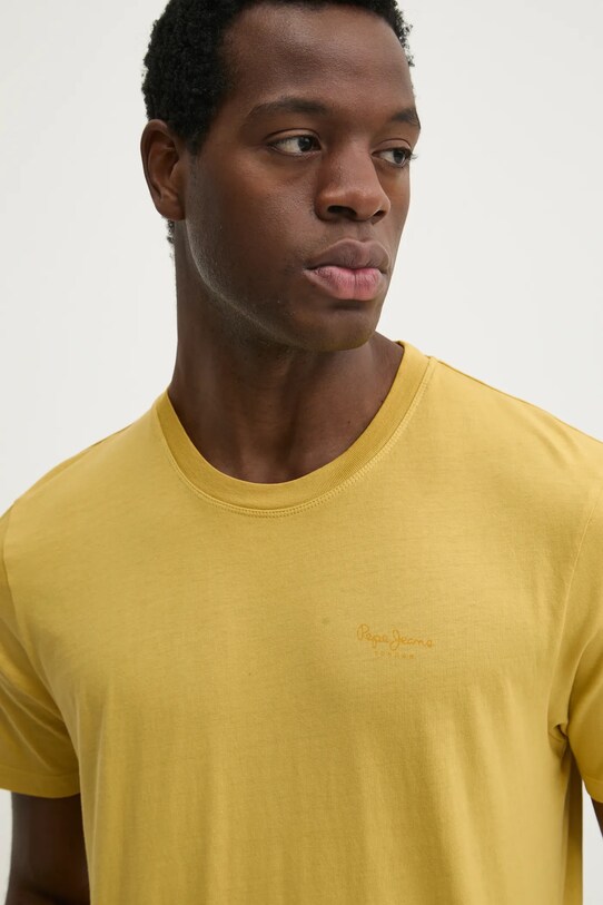 Pepe Jeans t-shirt in cotone Jacko giallo PM508664