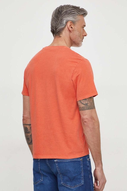Odzież Pepe Jeans t-shirt bawełniany Jacko PM508664 pomarańczowy